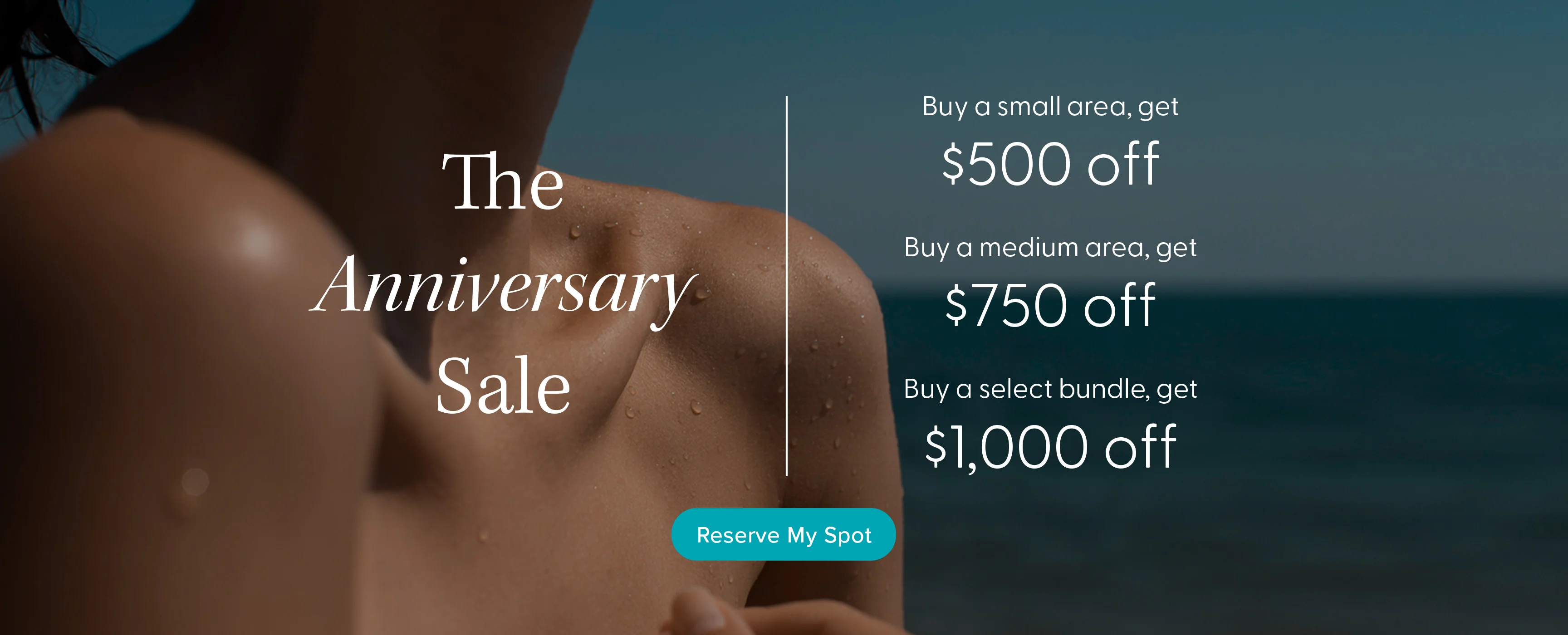 The Anniversary Sale: Up To $1000 Off Laser Hair Removal